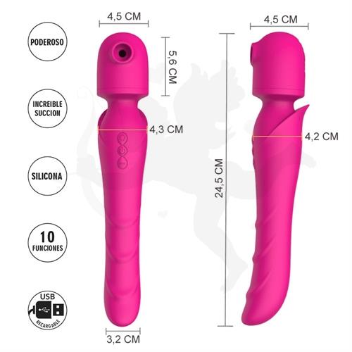 Sagittarius : Succionador USB con Vibrador Microfono